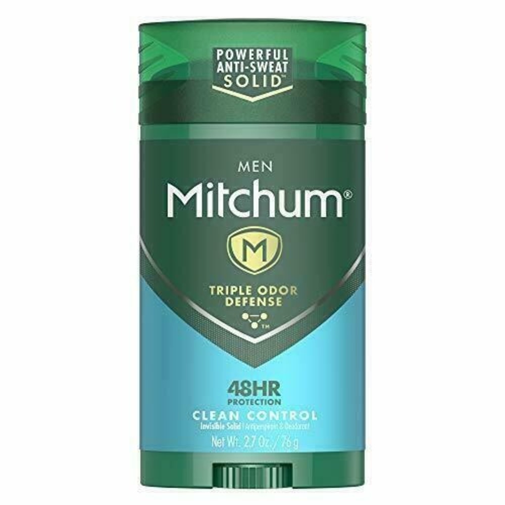Mitchum Men'S Deodorant Stick, Triple Odor Defense Invisible Solid #1095